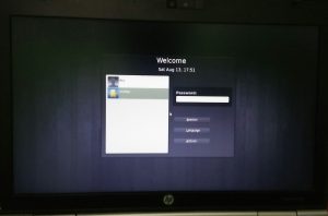 login screen window desktop xfce