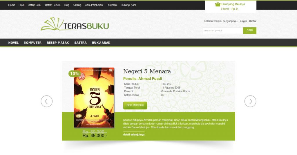 download source code toko online buku dengan php dan mysql
