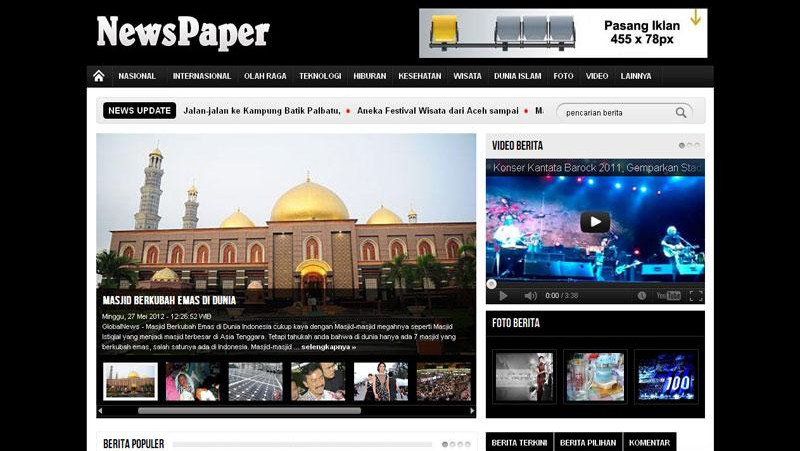 source code portal berita dengan php dan mysql