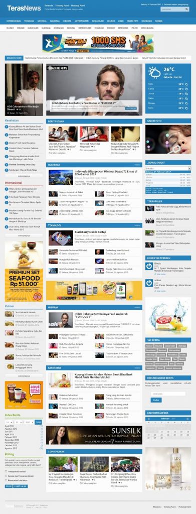 Source code website portal berita
