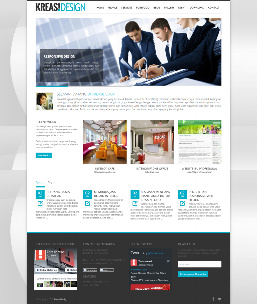 Download source code website company profile