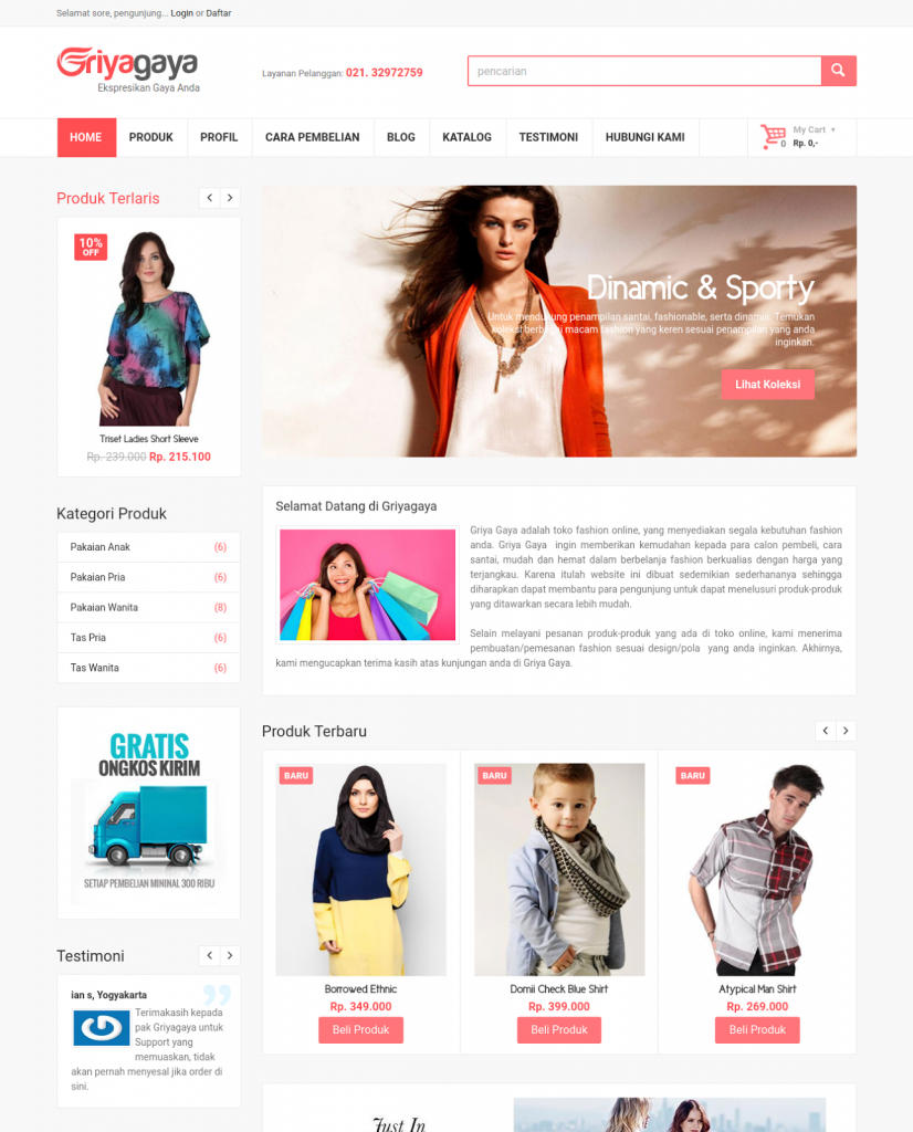 Download source code ecommerce dengan php dan mysql