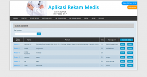 Source Code Aplikasi Rekam Medis