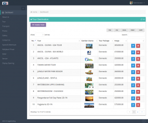 Source code aplikasi tour & travel dengan laravel