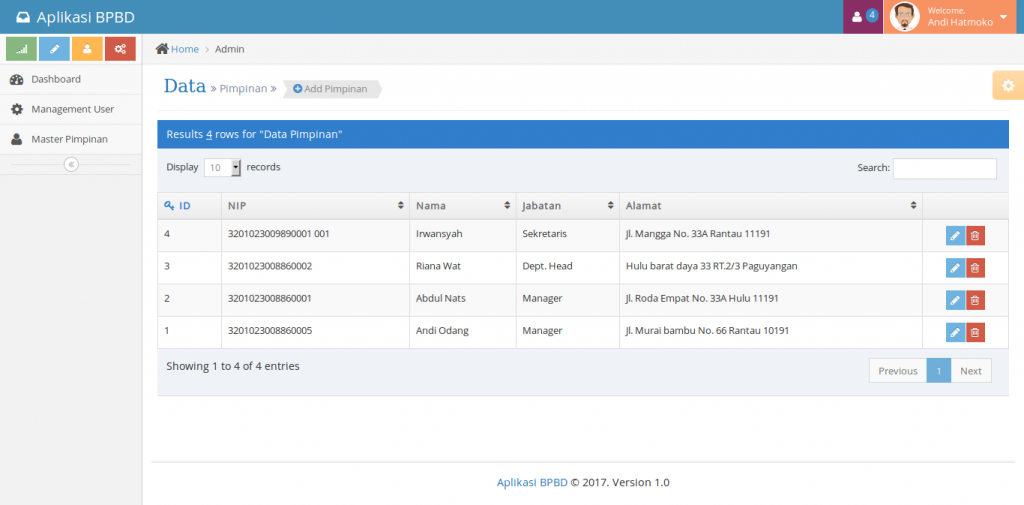 Source Code Sistem Informasi Logistik berbasis Web