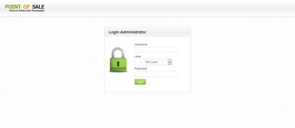Source Code Aplikasi Point Of Sale berbasis Web