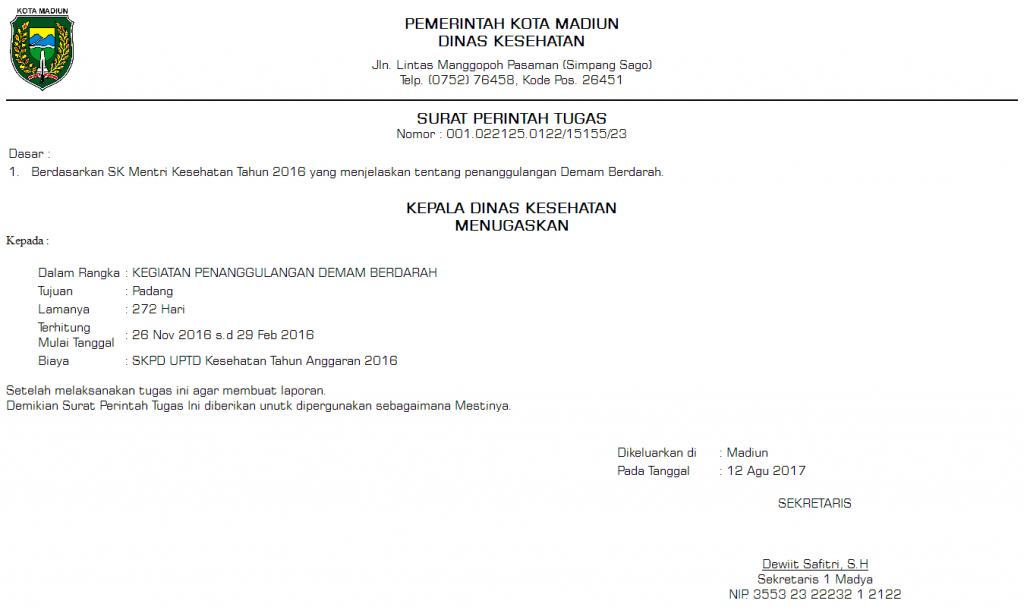 Source Code Aplikasi SPPD berbasis Web