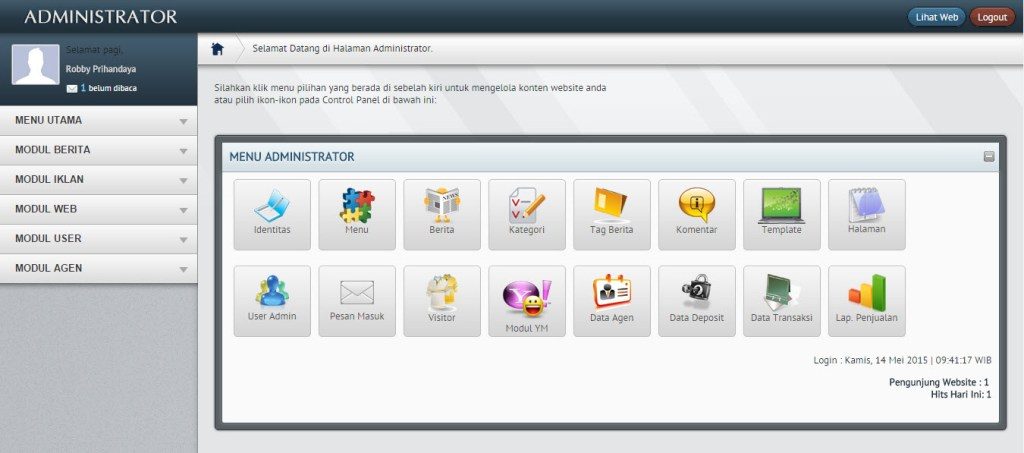 Source code sistem informasi tour dan travel berbasis web dengan php dan mysql