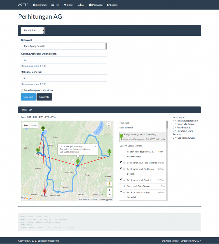 Source code aplikasi algoritma genetika TSP, source code algoritma genetika tsp, source code aplikasi algoritma genetika traveling salesman problem, source code algoritma genetika traveling salesman problem