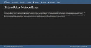 Download source code sistem pakar metode bayes dengan php