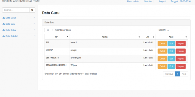 Source Code Aplikasi Absensi