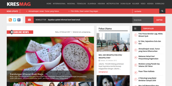 Source code website portal berita