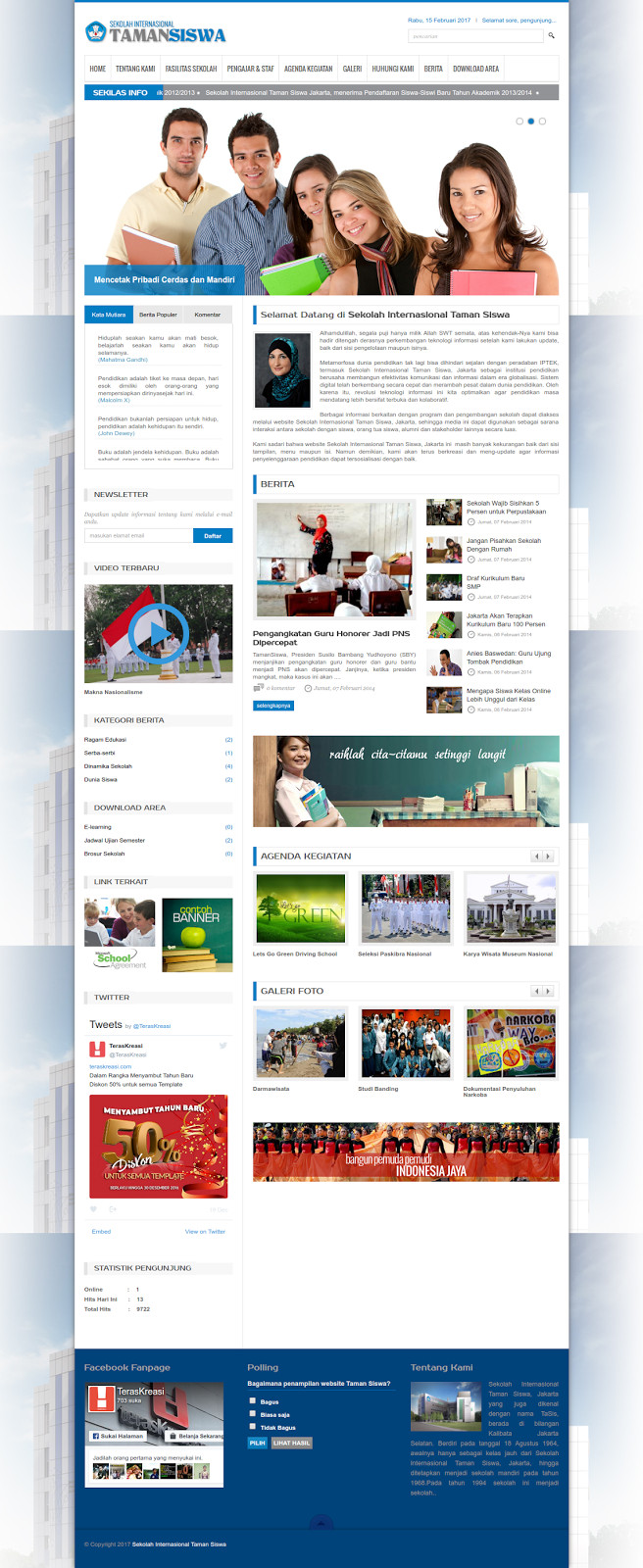 Download source code website profil sekolah dengan php dan mysql
