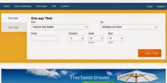 Source code aplikasi pemesanan tiket bus berbasis web