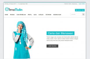 Download source code toko online busana muslim