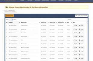 Silahkan download source code aplikasi penjualan barang (pos kasir minimarket)