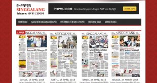 Source code e-paper responsive templates dengan php dan mysql