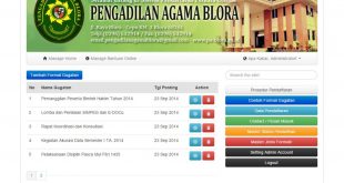 Sistem Pendaftaran Online Perkara dengan PHP dan MySQL