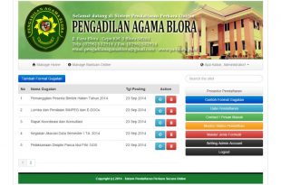 Sistem Pendaftaran Online Perkara dengan PHP dan MySQL