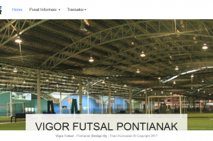 Source code aplikasi penyewaan lapangan futsal dengan php dan mysql