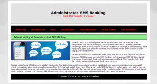 Aplikasi sms banking dengan gammu, php dan mysql