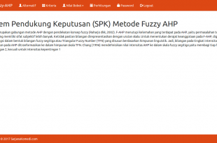 Source code SPK metode Fuzzy AHP, Source code spk dengan metode fuzzy dan ahp, source code aplikasi spk metode fuzzy ahp, source code sistem pendukung keputusan metode fuzzy ahp, source code aplikasi sistem pendukung keputusan dengan metode fuzzy ahp, berbasis web, dengan php dan mysql