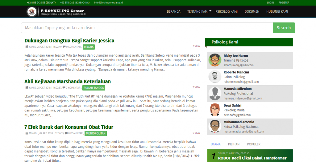 source code aplikasi e konseling dengan codeigniter, source code aplikasi konseling online berbasis web
