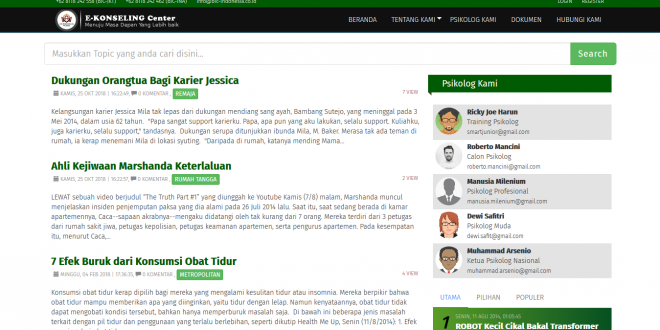 source code aplikasi e konseling dengan codeigniter, source code aplikasi konseling online berbasis web