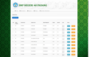 Download source code aplikasi penjadwalan mata pelajaran berbasis web dengan php dan mysql secara gratis