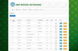 Download source code aplikasi penjadwalan mata pelajaran berbasis web dengan php dan mysql secara gratis