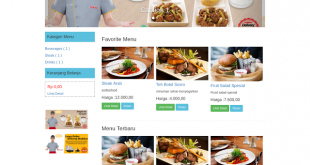 download source code aplikasi pemesanan makanan online berbasis web dengan php dan mysql secara gratis