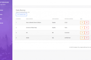 Download source code aplikasi persediaan dan pembelian barang berbasis web dengan framework codeigniter gratis