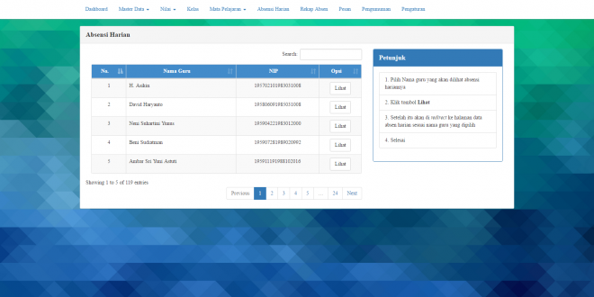 Download source code aplikasi sistem informasi akademik sekolah sma / smk berbasis web dengan php dan mysql, download source code aplikasi siakad berbasis web, download source code aplikasi siakad dengan php dan mysql