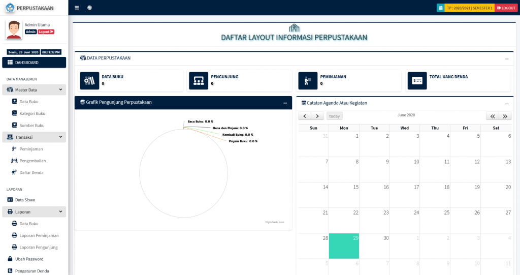 source code sistem informasi perpustakaan berbasis web