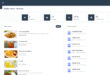 Dashboard admin aplikasi manajemen restoran