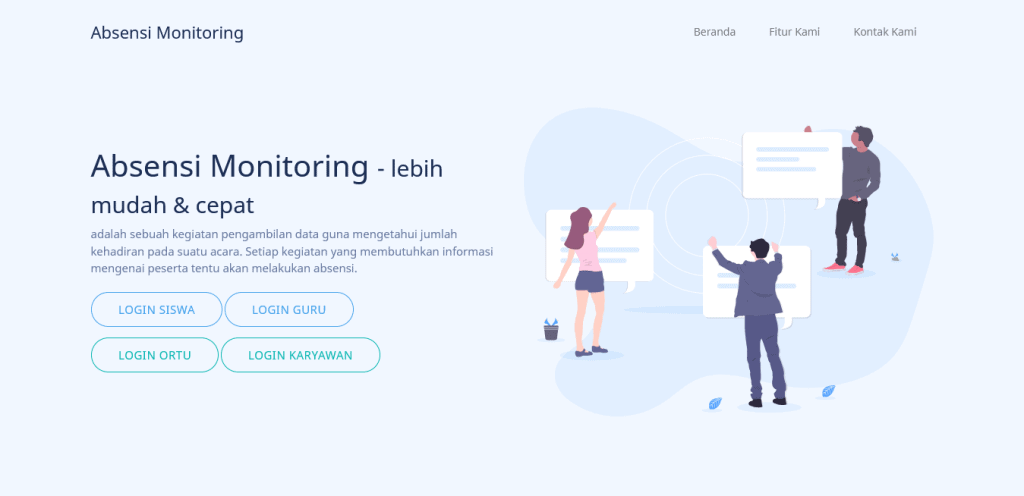 Source Code Aplikasi Absensi Sekolah berbasis Web