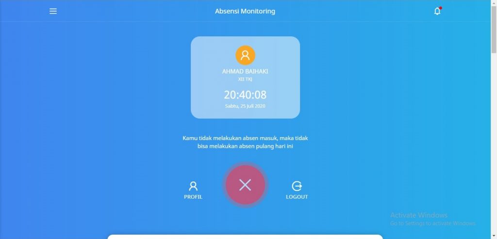 Source Code Aplikasi Monitoring Absensi