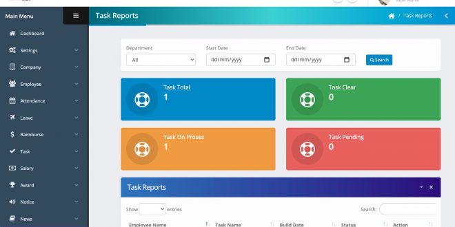 Source code aplikasi absensi tracking maps