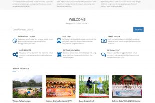 Source code website tour dan travel